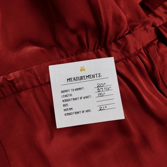SCOTCH & SODA Maison Scotch Red Satin Wrap Dress Solid Party Cocktails Medium - Picture 14 of 14